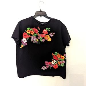 Zara Floral Tshirt